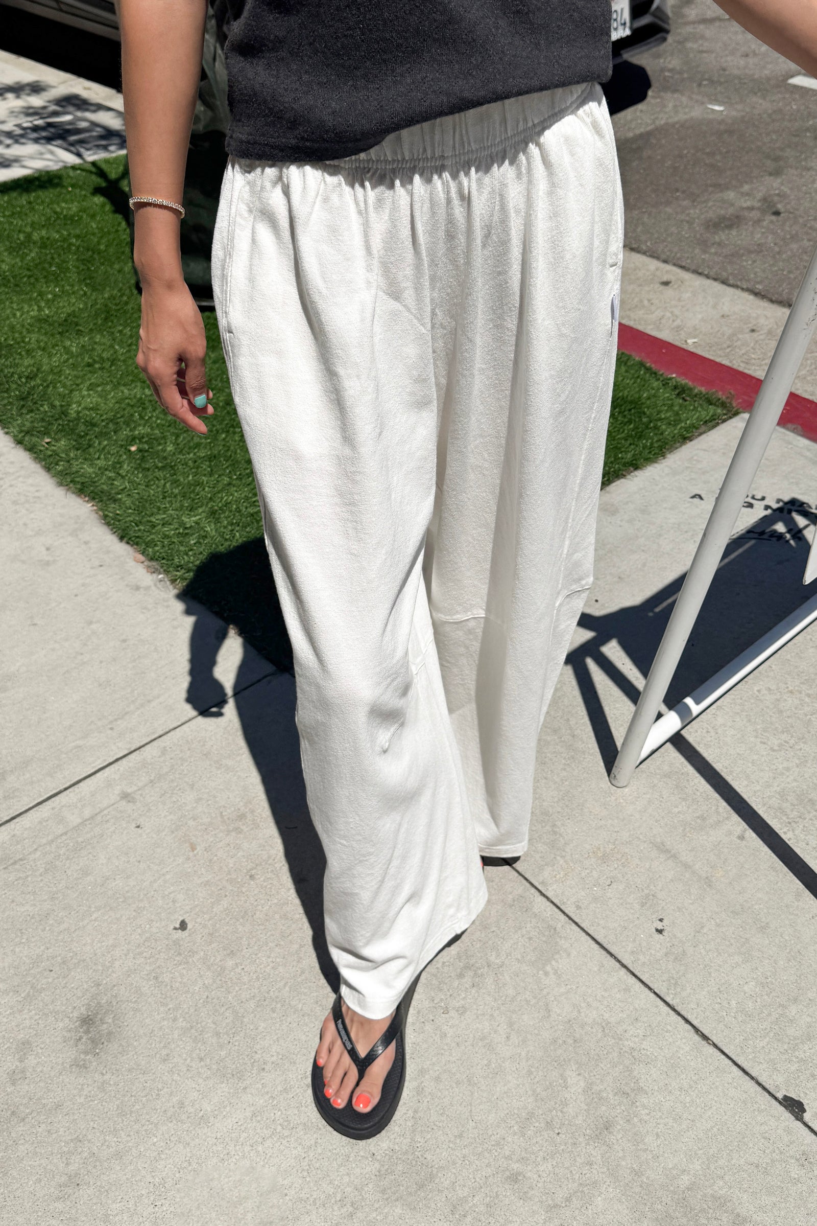 Bare Pants, White Cotton - Image 3