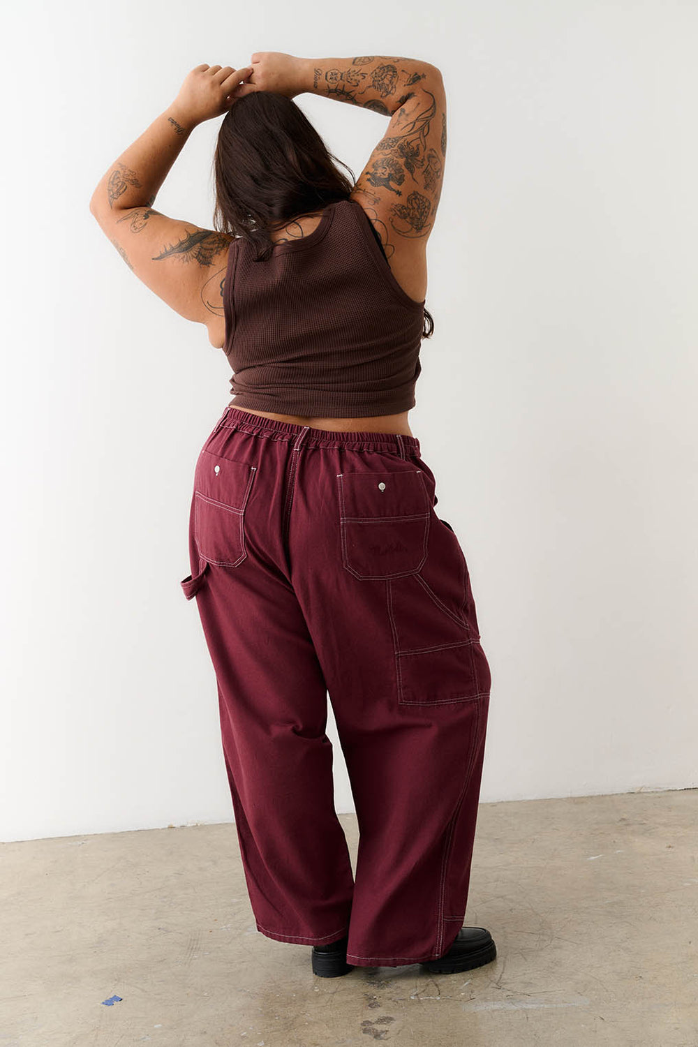 Artist Pant, Bordeaux - Image 3