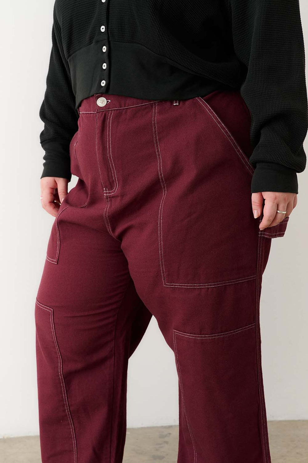 Artist Pant, Bordeaux - Image 5