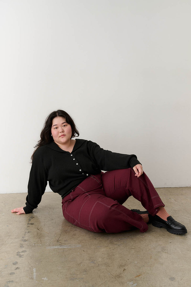 Artist Pant, Bordeaux - Image 6