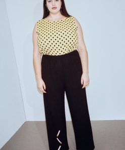 Lazy Pants Soft Linen Cigarettes, Black