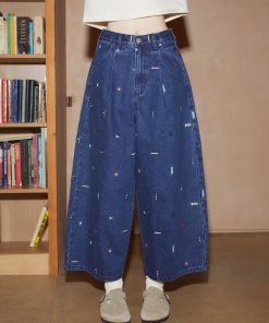 Embroidered Mason Jean, Puzzle