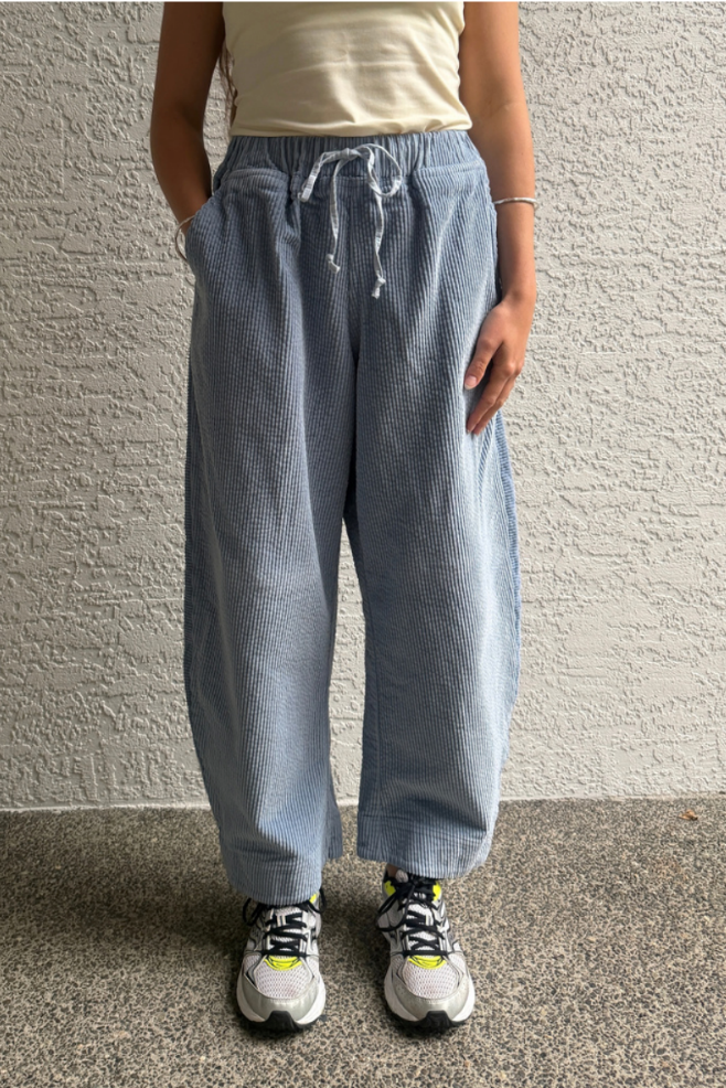 Jules Pant, Powder Blue Corduroy