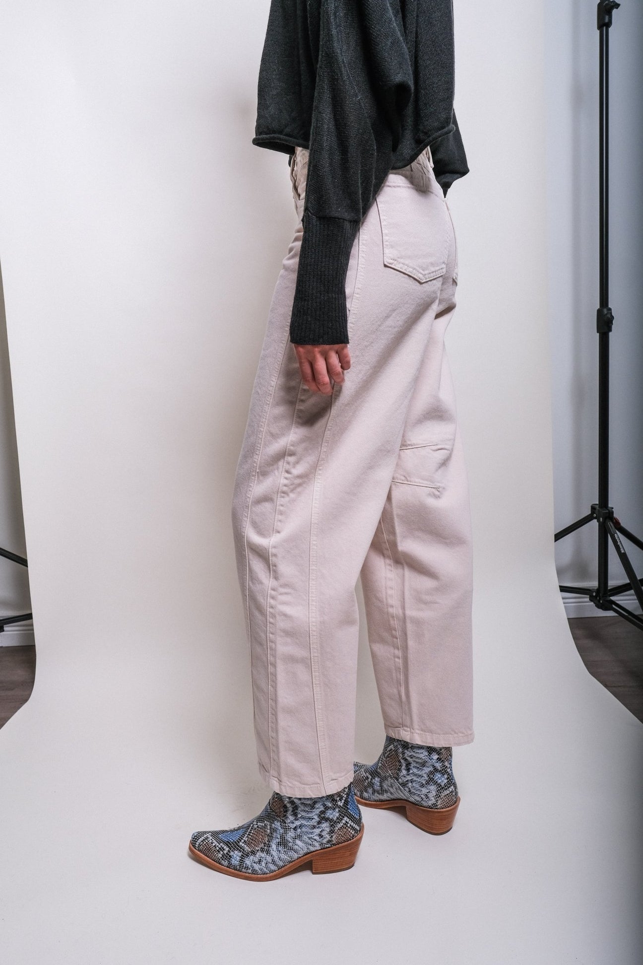 Nicole Pant, Cream - Image 2