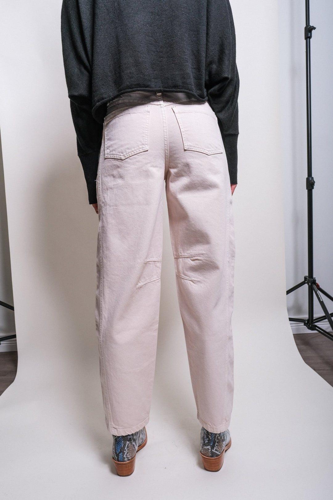 Nicole Pant, Cream - Image 3